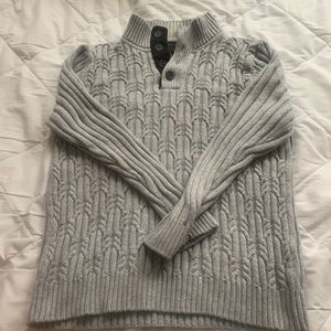 Weatherproof vintage grey pullover sweater